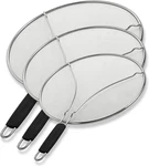 Splatter Screen For Frying Pan - 9.5/11.5/13 Inch Stainless Steel Grease. Fixed Price $32.74.