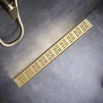 Sharp-tec 32 Inch Golden Linear Shower Drain With Cupc Cert 304 Stainless Steel. Fixed Price $60.00.
