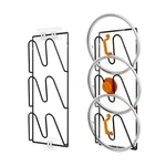 Durmmur Pack Pot Lid Organizer Rack, 6-TIER 6.3 X 2.4 13.6 Inches, Black. Fixed Price $27.46.