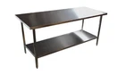 Duke 418-3096 Kitchen Work Table 96" WX30 DX36 H, Stainless Steel Top. Fixed Price $1062.00.