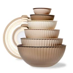 Cook With Color 12 Piece Prep And Store Mixing Set Nesting. Fixed Price $25.00.