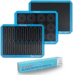 3PC Perforated Silicone Baking Mats 11-4/5" 15-3/4" Choux Eclair Blank. Fixed Price $20.10.