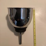 Large Vintage Stainless Steel Dairy Farm Milk Cream Strainer Funnel. Fixed Price $33.00.