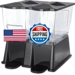Carlisle Foodservice Products Trimline Double Base Rectangular Beverage. Fixed Price $235.86.