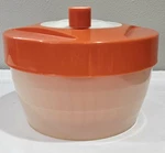 Vintage Triumph Made France Salad Spinner/dryer Brevet No. 72 20266 Orange. Fixed Price $14.95.