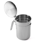 Norpro Stainless Steel Grease Catcher Strainer With Pour Spout 2 Cup. Fixed Price $43.74.