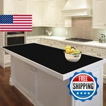 47.2X23.6" Silicone Kitchen Counter Mat Heat Resistant Non-slip Waterproof Black. Fixed Price $56.03.