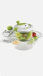 Sharper Image 5 1 Salad Spinner Mandoline Slicer Grater Green White New. Fixed Price $34.99.