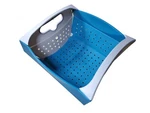 Flat Fold Colander Collapsible Space Save Strainer Camping Travel Rv. Fixed Price $19.99.