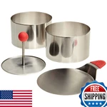Ateco Round Food Molding Set 3.5X2.1IN 4-PIECE Includes Rings Press Transfer Pla. Fixed Price $52.08.