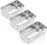 Onader 9 X 5 Pans, Stainless Steel Deep Meatloaf Inch, Silver. Fixed Price $25.63.