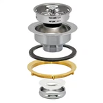 Stainless Steel 4-1/2 In. Heavy Pattern Sink Strainer Chrome. Fixed Price $20.46.