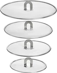 4 Pack Splatter Screen For Frying Pan, 13", 11.5", 10", 8" Stainless Steel Greas. Fixed Price $25.87.