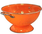 Calypso Basics By Reston Lloyd Powder Coated Enameled Colander, 3 Quart, Orange. Fixed Price $39.69.