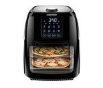 Chefman 6.3 Quart Digital Air Fryer+ Rotisserie, Dehydrator, Convection Oven. Fixed Price $105.00.