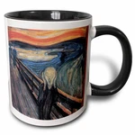 3DROSE The Scream By Edvard Munch Mug, 11 Oz, Black. Fixed Price $11.97.