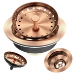Kitchen Sink Drain Copper 3-1/2 Inch Stainless Steel Antique. Fixed Price $33.63.