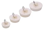 Cicitoywo Drain Stoppers, 4 Pieces Sink Plug Rubber White. Fixed Price $9.11.