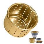 Deep Sink Strainer Basket Fits Standard 3-1/2" Kitchen Drains Go. Fixed Price $28.33.