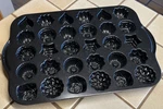 Nordic Ware Nonstick Mini Bundt Pan Tea Cakes & Candy 30 Treats Petit Fours. Fixed Price $17.95.
