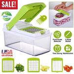 4IN1 Food Vegetable Cutter Onion Fruit Dicer Chopper Veggie Slicer Kitchen Tools. Fixed Price $19.81.