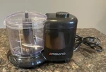 Ambiano Mini Food Chopper 1.5 Cup Black W/ Safety Lock Lid. Fixed Price $8.99.
