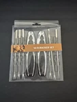 Metal Nutcracker Set New In Box 8 Piece 2 Shell Pliers 6 Picks Seafood Nuts Crab. Fixed Price $10.39.