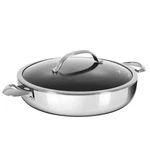 Scanpan Stainless Steel-aluminum Haptiq 12.5-INCH Covered Chef. Fixed Price $309.22.