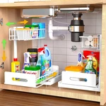 2 Pack Under Sink Organizer And Storage,pull Out Cabinet Tier Sli.... Fixed Price $61.42.