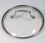 Cuisinart 8" Glass Pot Lid Cover Stainless Steel Handle Replacement. Fixed Price $14.99.