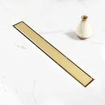 AGLSD-T-36IN Linear Shower Drain, 36" Gold Tile Insert 2-IN-1. Fixed Price $40.18.