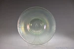 Ca. 1920S No. 316 Cheese & Cracker Set Plate By Fenton Florentine Green. Fixed Price $20.99.