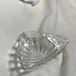 Mikasa "southern Cross" 6.5" Triangular Cut Crystal Bowl, Yugoslavia, Sparkling. Fixed Price $12.99.