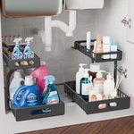 Hbl' 2-PACK Large Metal Under Sink Organizer, 2-TIER Slide-out The Kitc.... Fixed Price $61.27.