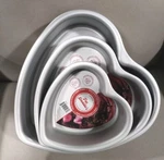 Pc Fat Daddio's Valentine's Heart Shaped Layer Cake Pan Baking Sizes 3" Deep. Fixed Price $121.95.