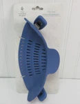 Pioneer Woman Dahlia Silicone Clip Strainer Blue. Fixed Price $16.99.