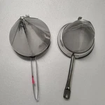 2-BRAND New-choice Fine Coarse China Cap Strainer 10". Fixed Price $47.99.