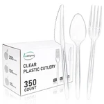 Ecodispose 350 Count Heavy Duty Disposable Silverware, Bpa-free Plastic Cutle.... Fixed Price $32.39.