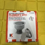 Keeney Stainless Steel Kitchen Sink Strainer Spring Snap Basket K1436SSBN B5. Fixed Price $19.89.