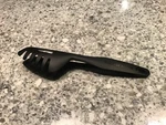 Tupperware Kitchen Tongs Chef's Serving Utensils Black. Fixed Price $7.15.