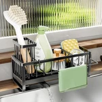 Swtymiki Sponge Holder For Kitchen Sink - Caddy With Brush Black. Fixed Price $24.99.