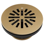 Delta Universal 4 In. Round Shower Drain Champagne Bronze-certified Refurbished. Fixed Price $79.52.