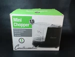 Continental Food Chopper Mini 1.5-CUP Electric, Black CE-22369. Fixed Price $14.95.