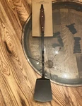 Barebones Living Cowboy Grill Spatula Steel Construction Walnut Handle. Fixed Price $29.50.