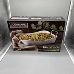 Denmark Tools For Cooks 18IN. Porcelain Serving Tray Platter Copper Handles. Fixed Price $24.95.