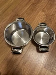 Solingen Berghoff Stainless Steel Double Handle Pot Or Bowl Set. Fixed Price $25.00.