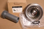 New Kraus ST-2 Removable 4 1/2" Kitchen Sink Strainer Stainless Steel. Fixed Price $13.54.