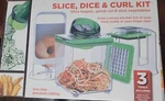 Slice, Dice & Curl By Prepara Kitchen Tools. Fixed Price $26.99.