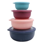 Cook With Color Nesting Plastic Prep Bowls Lids - Wide & Deep Mixing Set. Fixed Price $56.01.