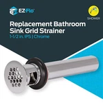 1-1/2 Inch Ips Replacement Bathroom Sink Grid Strainer Chrome 35072. Fixed Price $18.90.